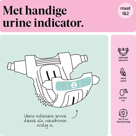 Etos Luiers Mini Maat 2 4-8 kg Maandbox 324 stuks