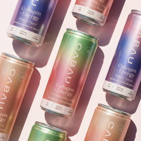 Cabau Collagen + Energy Strawberry Lime - 250 ml