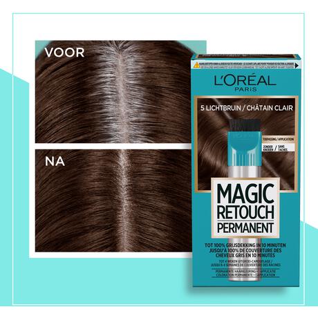 L'Oréal Paris Magic Retouch Permanente Haarverf 5 Lichtbruin