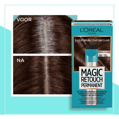 L'Oréal Paris Magic Retouch Permanente Haarverf 5 Lichtbruin