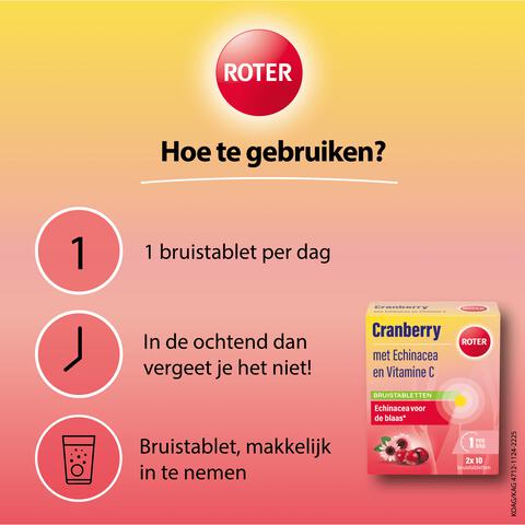 Roter Cranberry Bruis 20 stuks