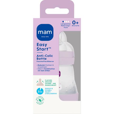 MAM Baby Easy Start Anti-Collic Babyfles Lila 160 ML