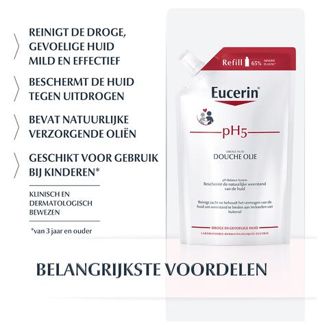 Eucerin pH5 Doucheolie Navulverpakking 400 ML