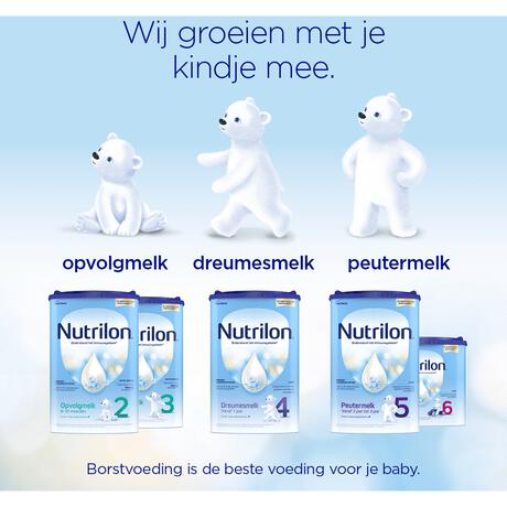 Nutrilon 2 Opvolgmelk Flesvoeding 6 Tot 10 Maanden 800 GR