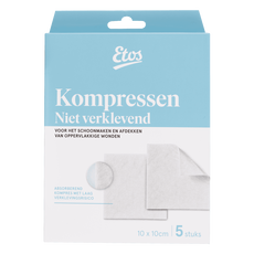 Etos Kompres Niet-Klevend 10 x 10 CM 5 stuks