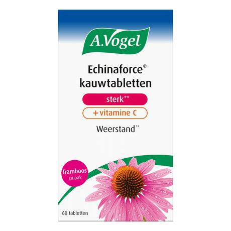 A.Vogel Echinaforce Sterk** + Vitamine C Weerstand1* Kauwtabletten 60 stuks