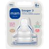 MAM Flesspeen Maat 3&nbsp;6+ Maanden 2 stuks