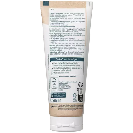Kneipp Foot Care Voet Creme 5-in-1 75 ML