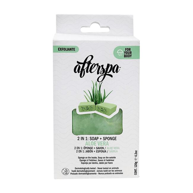 AfterSpa Aloe Bath & Shower Soap Sponge