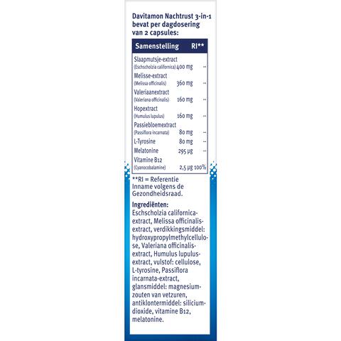 Davitamon Nachtrust 3-in-1 20 Capsules