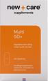 New Care Multi 50+ Dagelijkse Aanvulling Tabletten 120 stuks