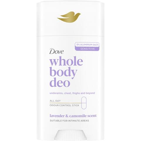 Dove Whole Body Lavender & Chamomile Deodorant Stick 75 gram