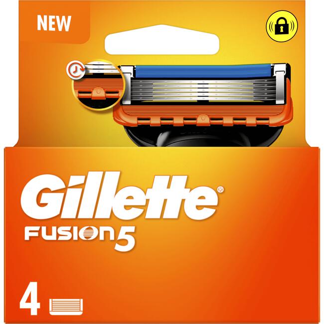 Gillette Fusion5 Navulmesjes 4 Stuks