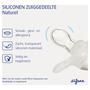Difrax Fopspeen Naturel Pink Opal 6 Maanden 
