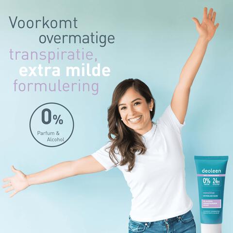 Deoleen Sensitive Anti-Transpirant Deodorant Crème 50 ML