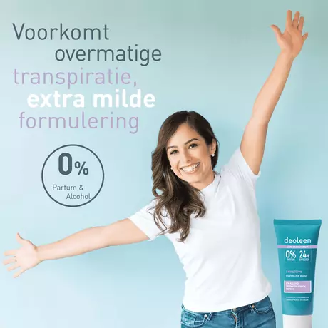 Deoleen Sensitive Anti-Transpirant Deodorant Crème 50 ML