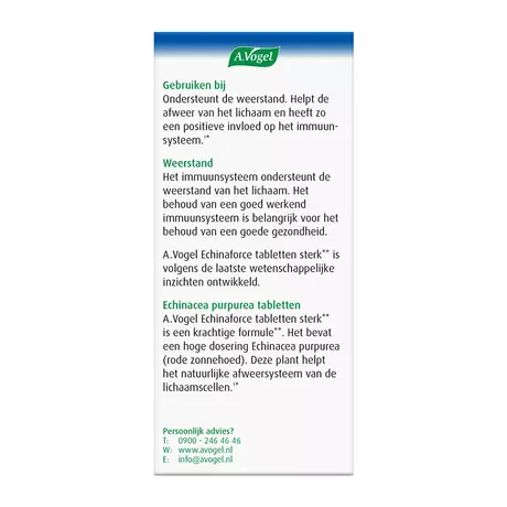 A.Vogel Echinaforce Sterk Tabletten 60 stuks