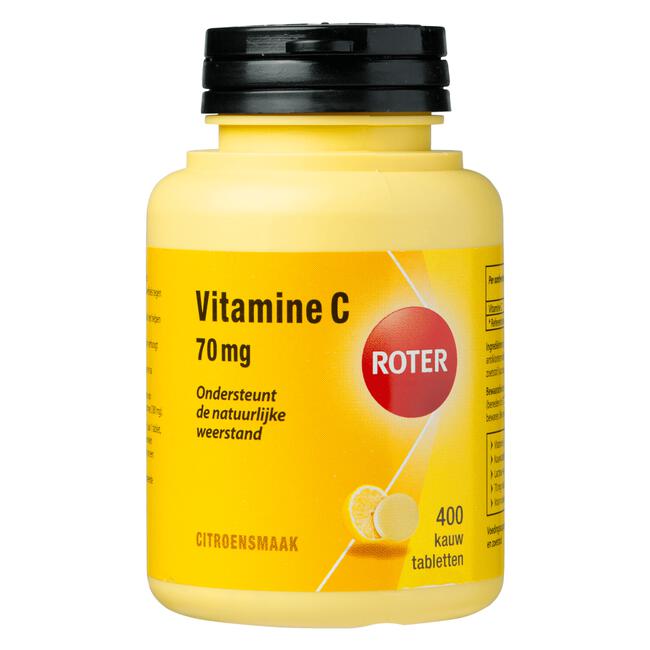 Roter Vitamine C 70 mg citroen 400 kauwtabletten