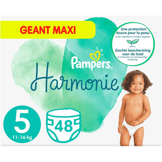 Pampers Harmonie Maat 5 48 Luiers 11KG-16KG