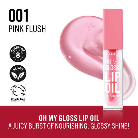 Rimmel London Oh My Gloss! Lip Oil 001 Pink Flush
