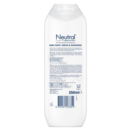 Neutral 2-1 Wasgel 250 ml
