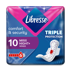 Libresse Maxi Maandverband Goodnight 10 stuks