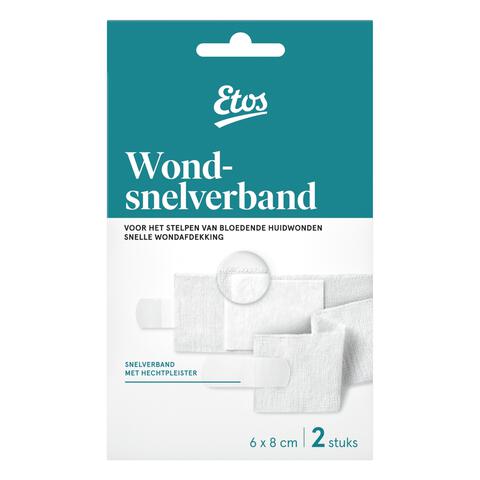 Etos Wondsnelverband 6x8cm
