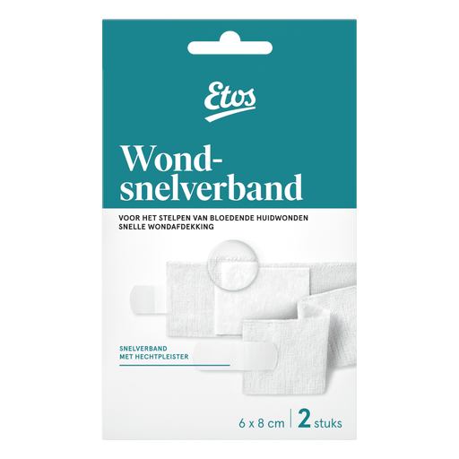 Etos Wondsnelverband 6x8cm