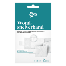 Etos Wondsnelverband 6x8cm