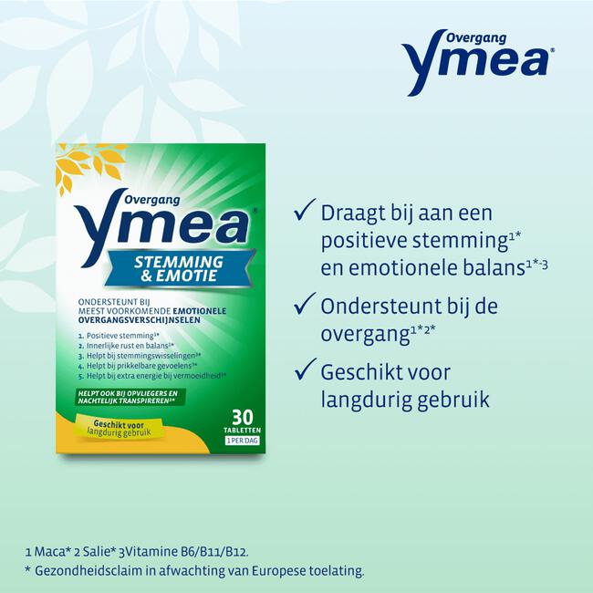 Ymea Overgang Stemming & Emotie 30 stuks