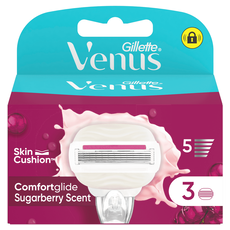 Gillette Venus ComfortGlide Sugarberry Navulmesjes 3 Stuks
