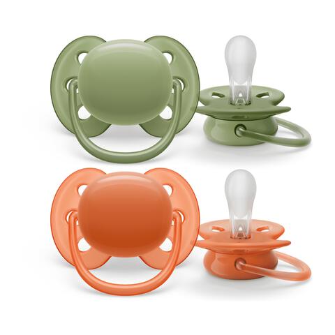Philips Avent Ultra Soft – Superzachte siliconen fopspeen (18mnd+) – 2 stuks - SCF093/05