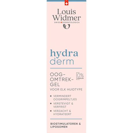 Louis Widmer Hydraderm Oogomtrek Gel Ongeparfumeerd 15 ML