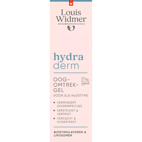 Louis Widmer Hydraderm Oogomtrek Gel Ongeparfumeerd 15 ML