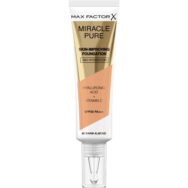 Max Factor Miracle Pure Foundation 045 Warm Almond