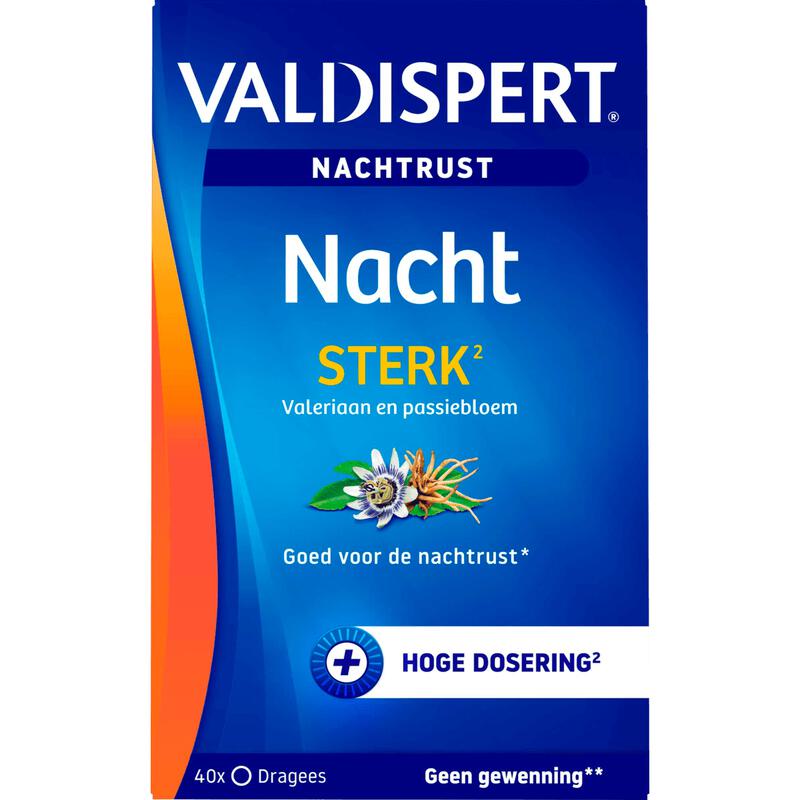 Valdispert Nacht Sterk Tabletten 40 stuks
