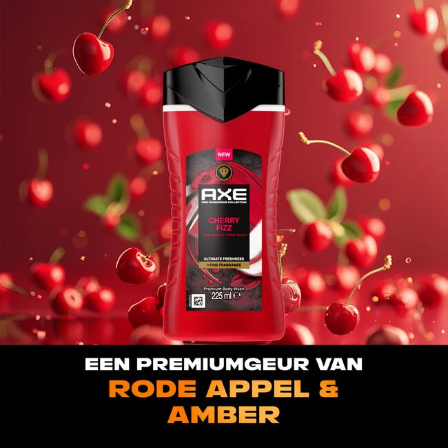 Axe Cherry Fizz Showergel 225 ML
