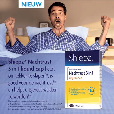 Shiepz Nachtrust 3in1 30 liquid capsules