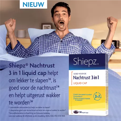 Shiepz Nachtrust 3in1 Liquid Capsules 30 stuks