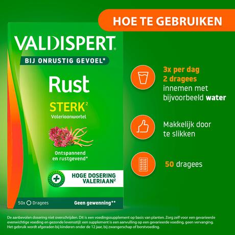 Valdispert Rust Sterk 50 tabletten