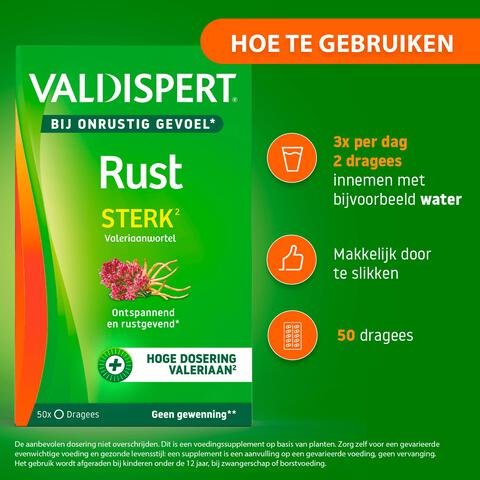 Valdispert Rust Sterk 50 tabletten