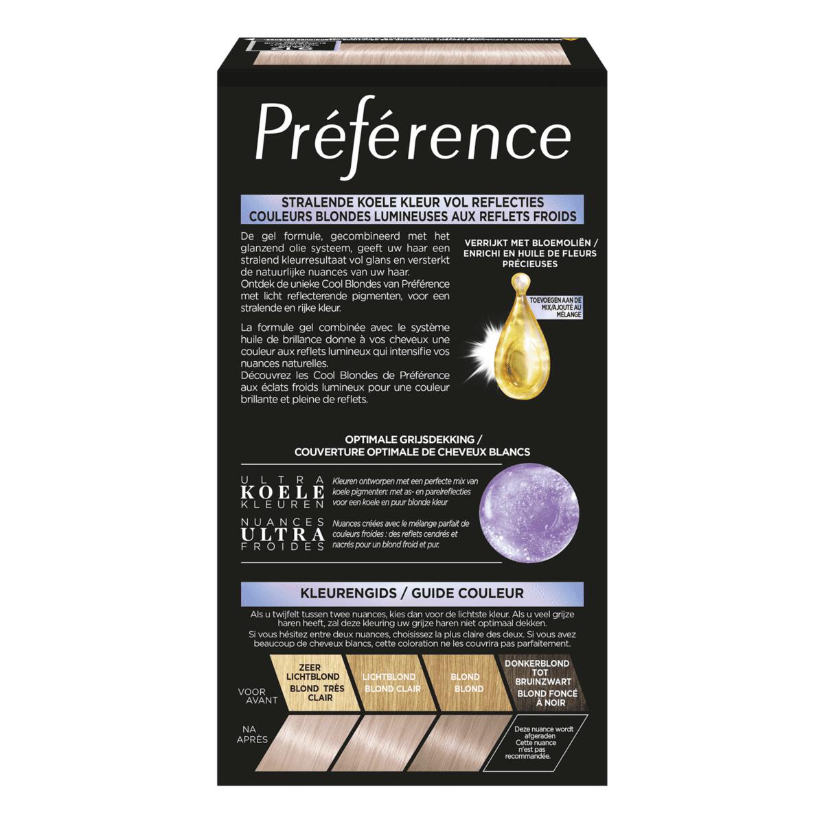 L Oreal Paris Preference Cool Blondes 9 12 Siberia Permanente Haarverf 1 Ea Etos