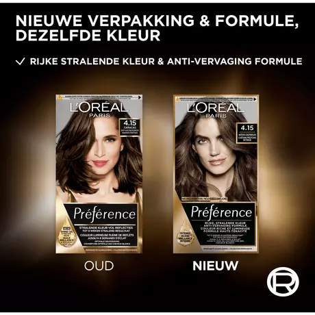 L'Oréal Paris Préférence Permanente Haarverf 4.15 Caracas