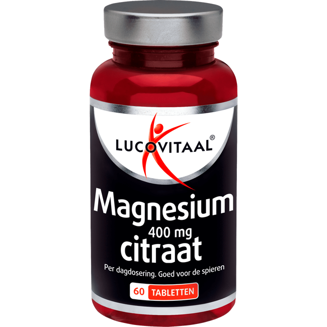 Lucovitaal Magnesium 400 Mg Citraat Tabletten 60 Ea Etos