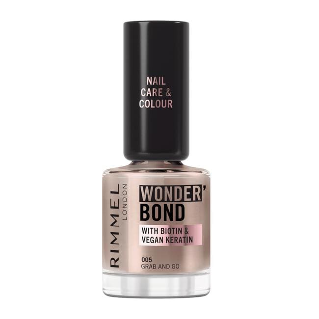 Rimmel London Wonder'Bond Care+Color Nagellak - Taupe - 005 Grab and Go