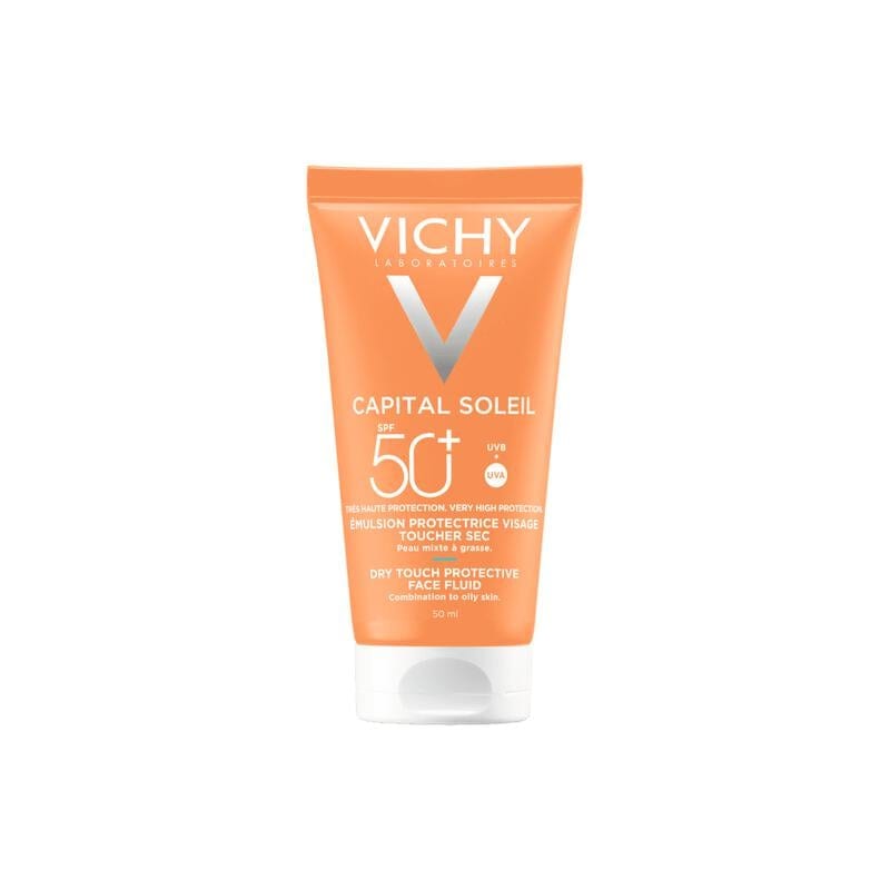 Vichy Capital Soleil Dry Touch Zonnecrème Gezicht SPF50 50 ML