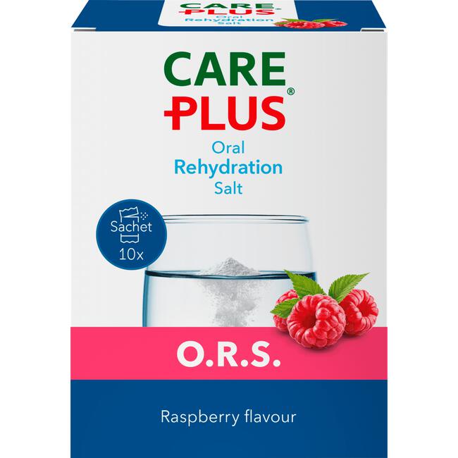 Care Plus O.R.S Sachets Framboos 10 stuks