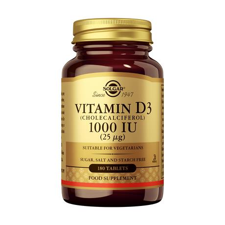 Solgar Vit D3 25ug/1000iu tablet