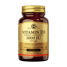 Solgar Vit D3 25ug/1000iu tablet