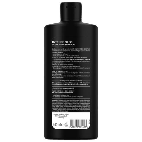 Syoss Intense Oleo Shampoo 440 ML